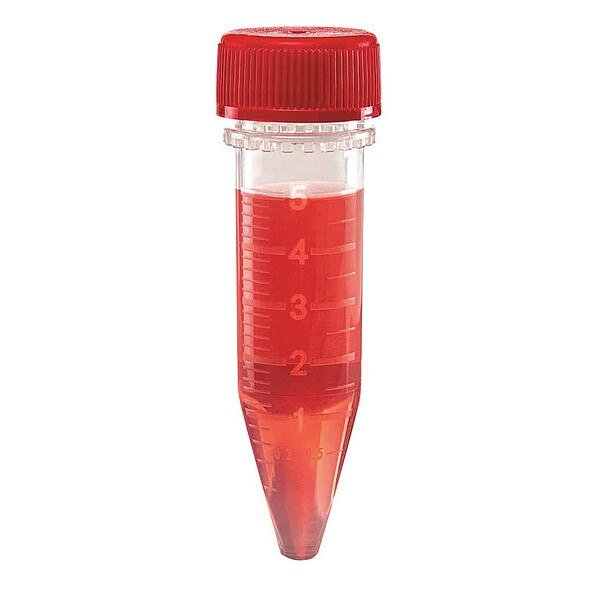 Macrocentrifuge Tube, 5.0mL, Pp, PK500, Globe Scientific, Mfr#: 111580