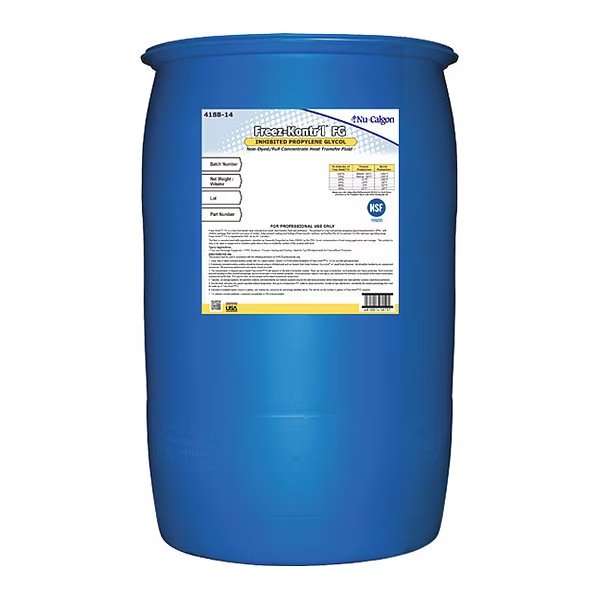 Propylene Glyco, 55 gal., Clear, Nu-Calgon, Mfr#: 4188-14