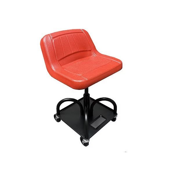 Mechanic Seat, Steel, 480 lb. Load Cap., Whiteside Manufacturing, Mfr#: HRASRED