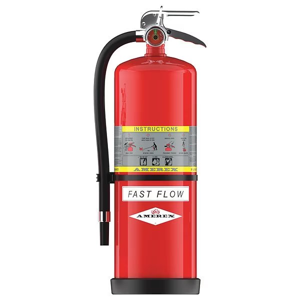 Fire Extinguisher, 4A:40B:C, Dry Chemical, 20 lb, Amerex, Mfr#: 791