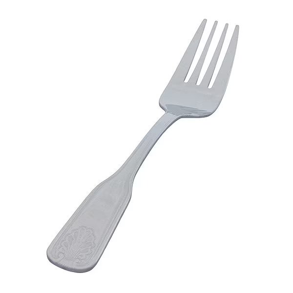 Salad Fork, 6 3/8 in L, Silver, PK36, Crestware, Mfr#: SHL206