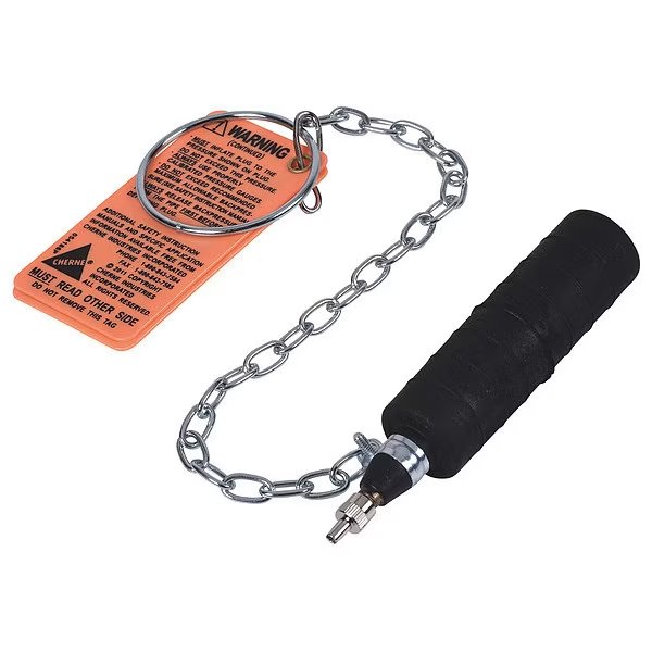 Test Ball Plug, Ring&Chain, 5.5"Deflate L, Cherne, Mfr#: 240018
