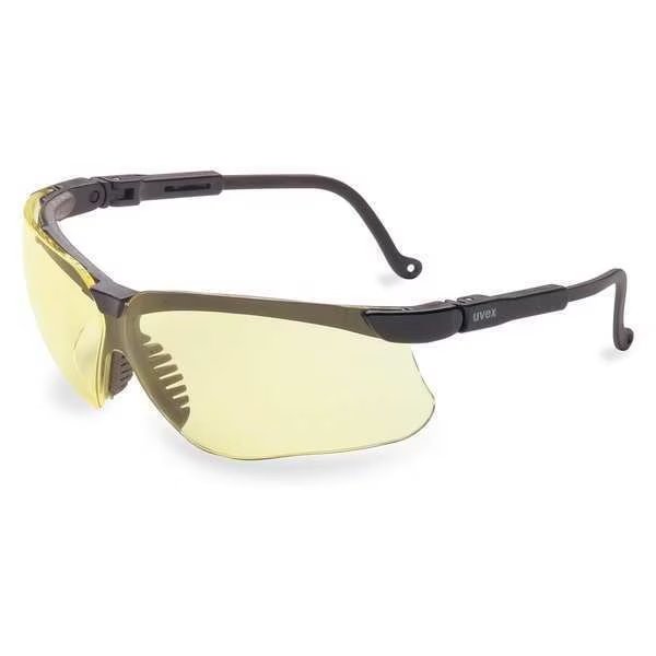 Safety Glasses, Amber Anti-Fog, Hydrophilic, Hydrophobic, Scratch-Resistant, Honeywell Uvex, Mfr#: S3202HS