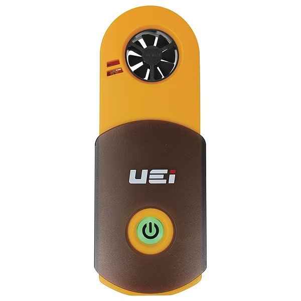 Anemometer, 217 to 3,937fpm, 0 to 122F, Uei Test Instruments, Mfr#: DTHA2