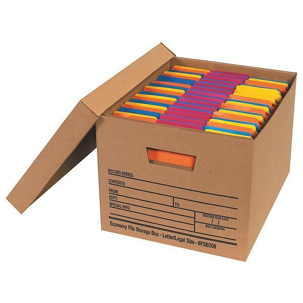 File Box, Kraft, 12 PK