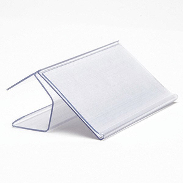 Label Holder, Clear, Smooth, Slide-In, PK25, Aigner Index, Mfr#: CE-153