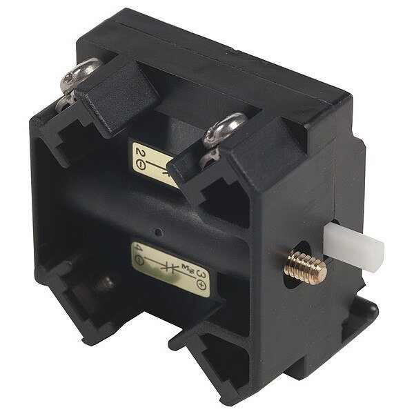 Contact Block, Black, 2NO, 30 mm, Schneider Electric, Mfr#: 9001KA55