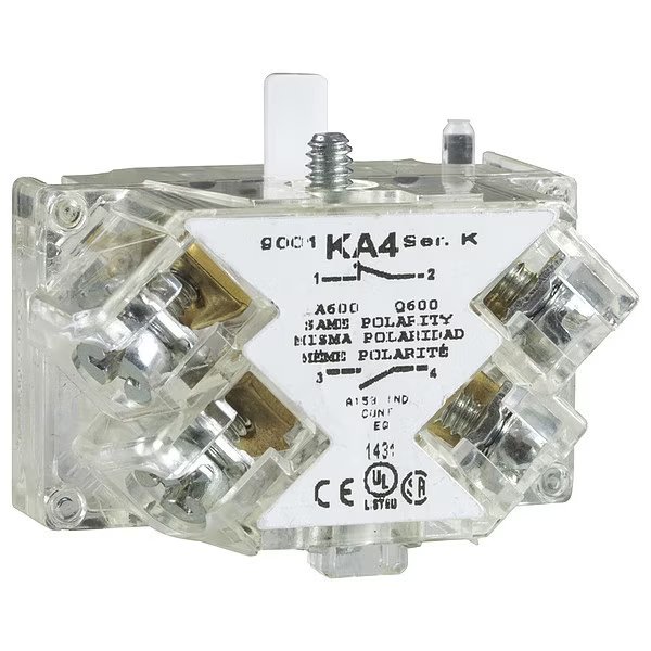 Contact Block, Green, 1NO, 30 mm, Schneider Electric, Mfr#: 9001KA6