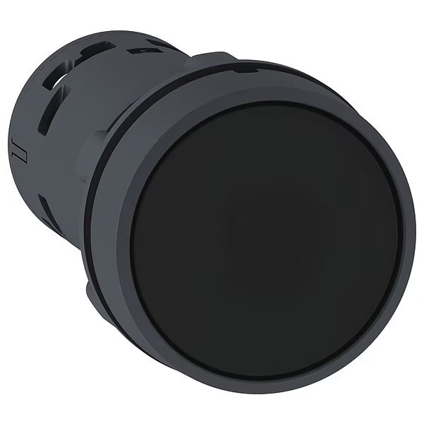 Push-Button, 22 mm, Black, Schneider Electric, Mfr#: XB7NA25