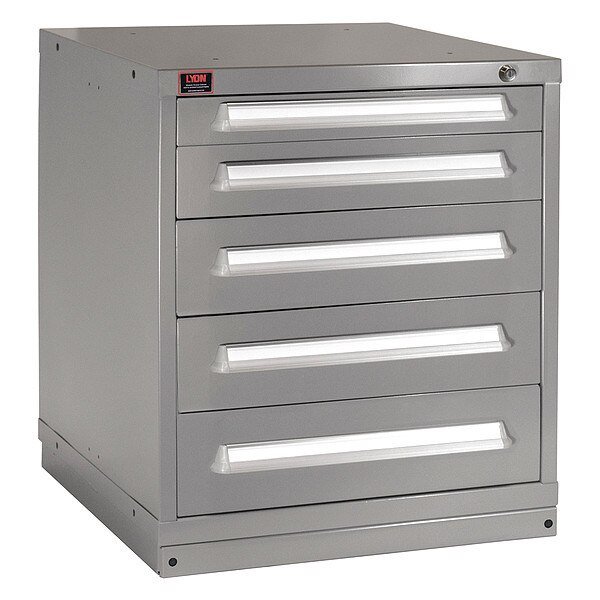 ModDrwrCab, 33.25"x30"x28", DvGry, 5Drwr, Lyon, Mfr#: DDM353030000BIL