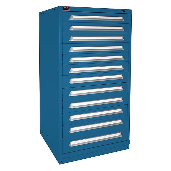 ModDrwrCab, 59.25"x30"x28", Blue, 12Drwr, Lyon, Mfr#: X6M6830301005IL