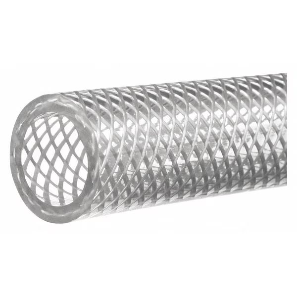 Reinforced Clear PVC Tubing, 3/8" ID x 1/2" OD x 25 Ft. L, EnjoyTool Select, Mfr#: ZUSA-HT-40