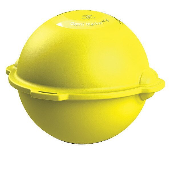 Marker Ball, Polyethylene, Yellow, Tempo Communications, Mfr#: OM-03