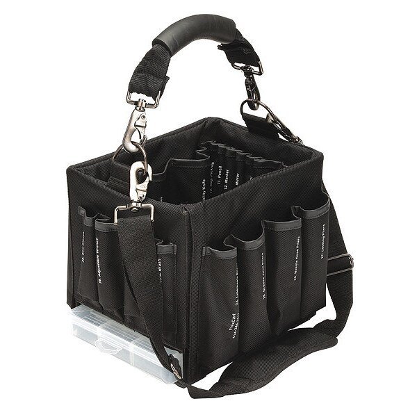 Tool Bag, Black, Polyester, 42 Pockets, Flexcart, Mfr#: FC-30TBNT