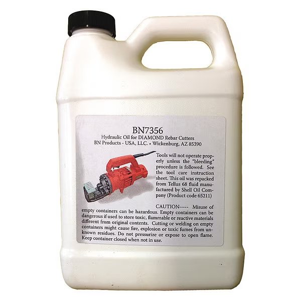 1 qt Jug, Hydraulic Oil, 68 ISO Viscosity, Not Specified SAE, Bn Products Usa, Mfr#: BN7356