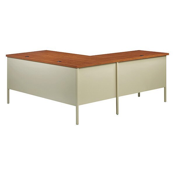 L Shaped Desk, 72" D X 66" W X 29-1/2" H, Hirsh, Mfr#: 20452