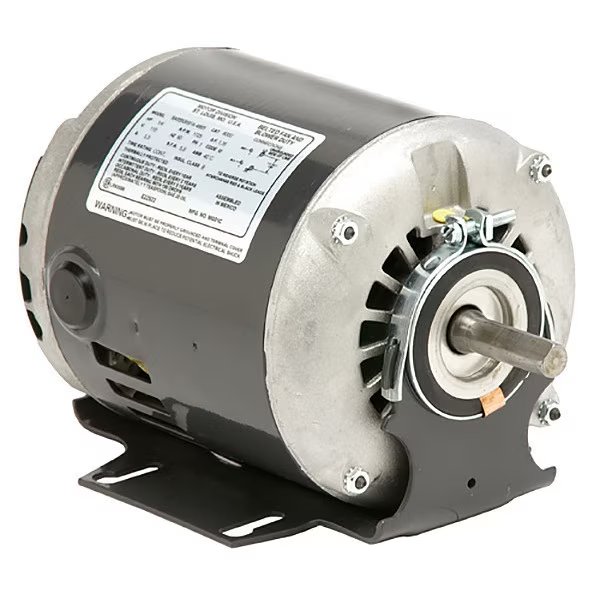 Split-Phase General Purpose Motor, 1/3 HP, 48 Frame, 115V AC Voltage, 1,725 Nameplate RPM, U.S. Motors, Mfr#: D13B2N4A9