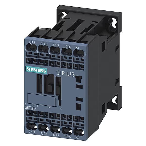 IECPowerContactor, NoReversing, 110/120VAC, Siemens, Mfr#: 3RT20162AK61