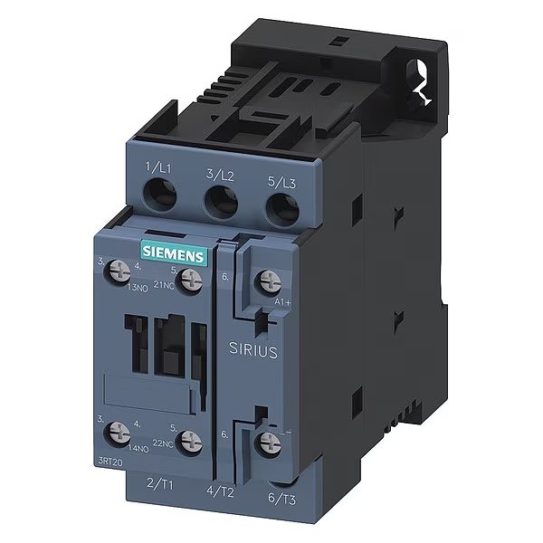 IEC PowerContactor, Non-Reversing, 24VDC, Siemens, Mfr#: 3RT20231BB40