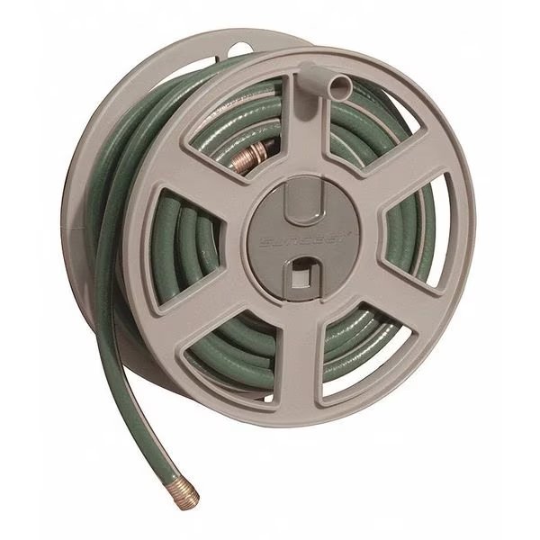 Garden Hose Reel, Wall Mount, 15 in, Resin, Suncast, Mfr#: SWA100