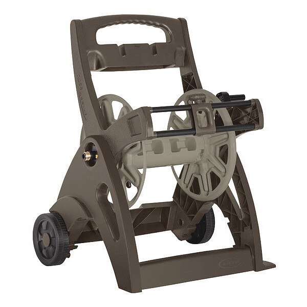 Garden Hose Reel, Cart, 15 in, Resin, Suncast, Mfr#: LGN212B2