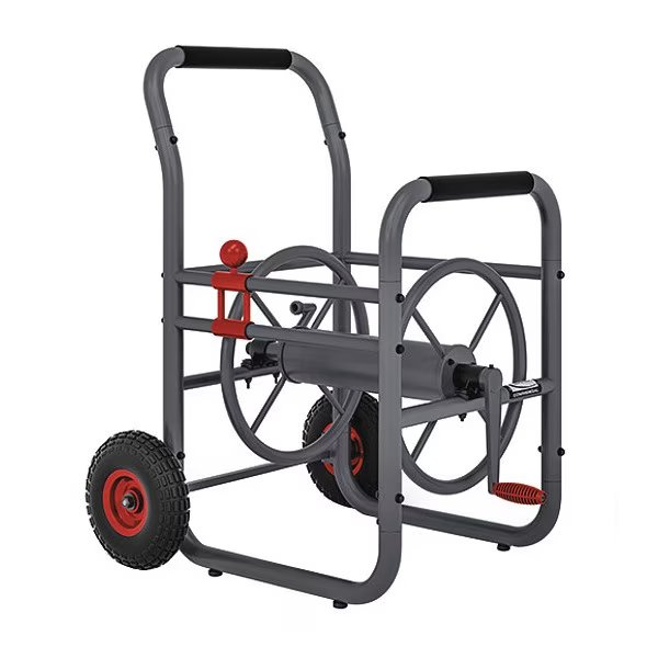Garden Hose Reel, Cart, 18 in, Steel 200ft, Suncast, Mfr#: CPD200PRO