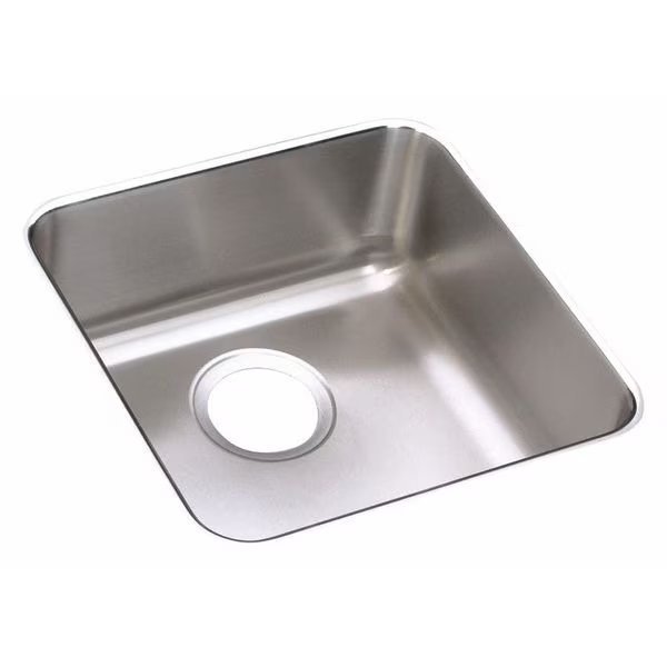 Sink, SS, 14.5x14.5x7", Undr, Elkay, Mfr#: ELUH1212