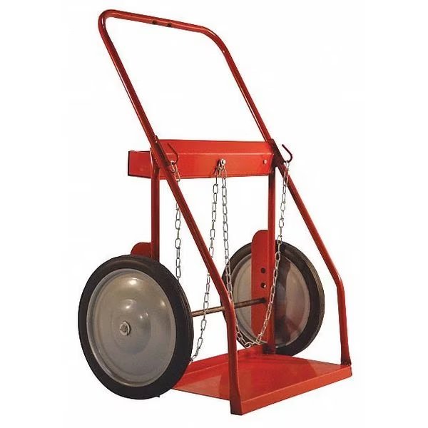 Dual Cylinder Cart, with 16", Solid Tires, Milwaukee Hand Trucks, Mfr#: DC40875