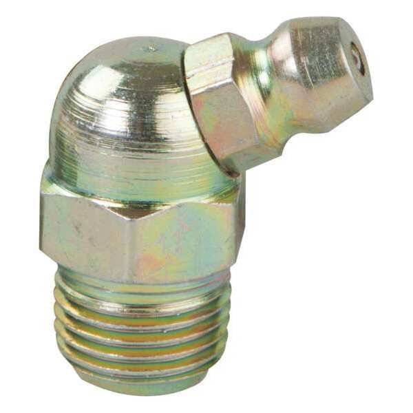 Grease Fitting, 65 Deg, 1/8"-27 PTF, Prolube, Mfr#: 46042