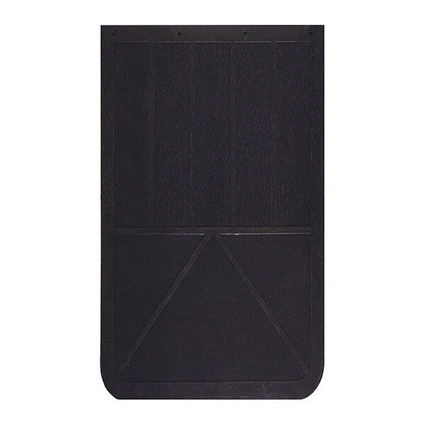 Mudflap, HD, Black, Rubber, 24" x 24", PK2, 2 PK, Buyers Products, Mfr#: B24LP