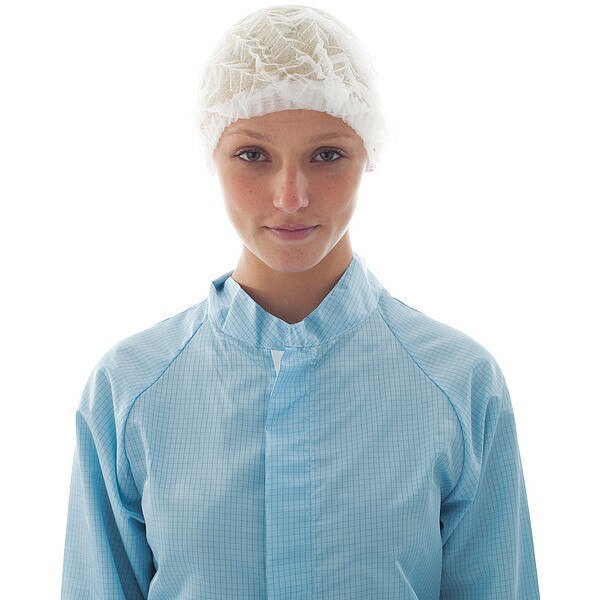 Bouffant Cap, Non Sterile, White, PK1000, Bioclean, Mfr#: BBC-W