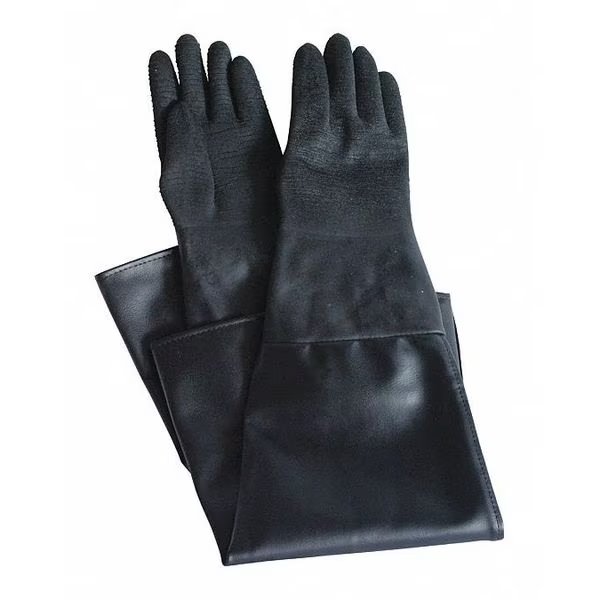 Sandblasting Gloves, 33" L x8" dia., PR, Alc, Mfr#: 40250