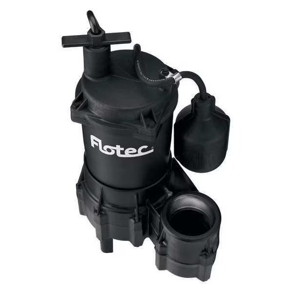 Sewage Pump, 4/10HP, Flotec, Mfr#: FPSE3200A