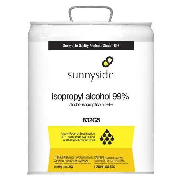 Isopropyl Alcohol, 5 gal., Sunnyside, Mfr#: 832G5