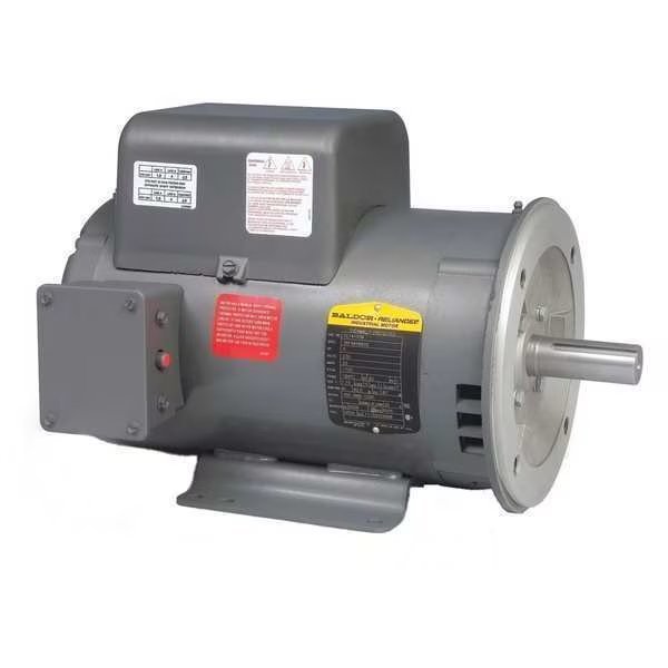 Capacitor-Start/Run AC Induction Motor, 5 HP, 184TC Frame, 230V AC Voltage, 1,725 Nameplate RPM, Baldor-Reliance, Mfr#: CL1410TM