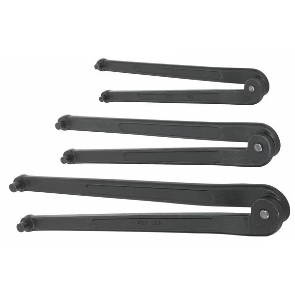 Williams Wrench Set, Adjustable, Face Spanner, 3 pcs, Williams, Mfr#: WS-483