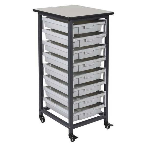 Stackable Storage Bins, (8 S), Luxor, Mfr#: MBS-SR-8S