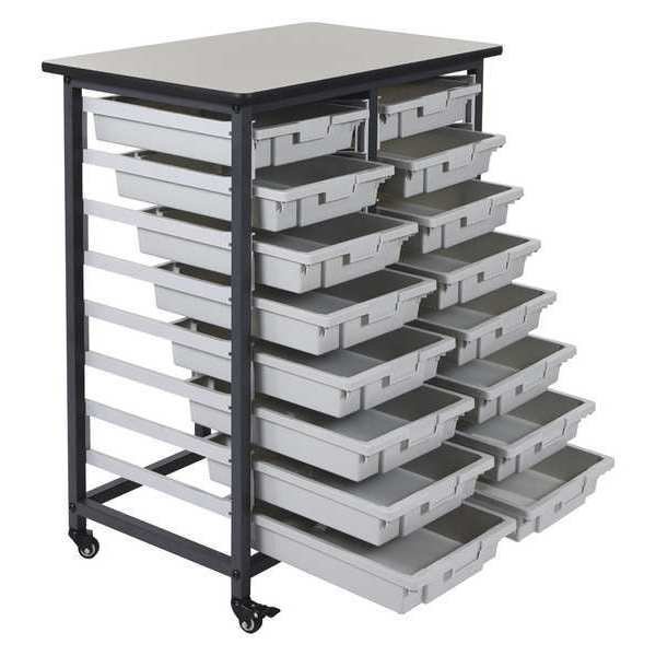 Stackable Storage Bins, (16 S), Luxor, Mfr#: MBS-DR-16S