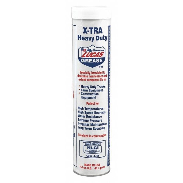 Heavy Duty Grease Cartridge, 14.5Oz, Lucas Oil, Mfr#: 1030110