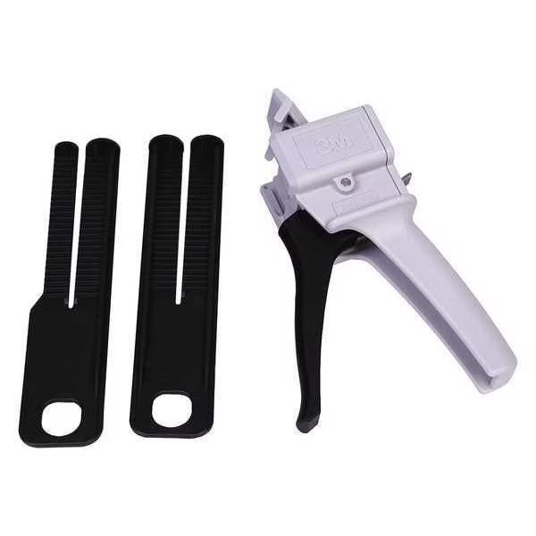 Multiple Ratio Two-Part Applicator, Black/Gray, 1:1, 2:1 Mixing Ratio, 3M, Mfr#: 08190