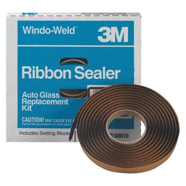 Round Ribbon, Sealer, 3/8"x 15ft., PK12, 3M, Mfr#: 08612