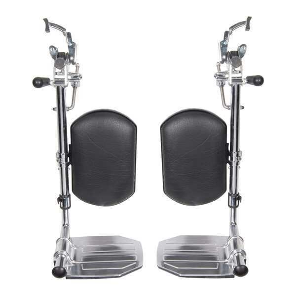 Elevating Leg Rest, Black Calf Pad, Alco, Mfr#: 83223