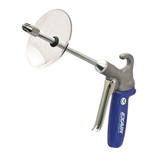 Safety Air Gun, 10 CFM, 6" Ext, Shield, Air Gun Body Style: Ergonomic, Exair, Mfr#: 1299-6-CS