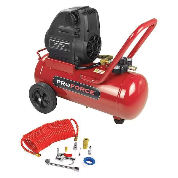 Portable Air Compressor, 7 gal., 125 psi, Proforce, Mfr#: VPF1580719