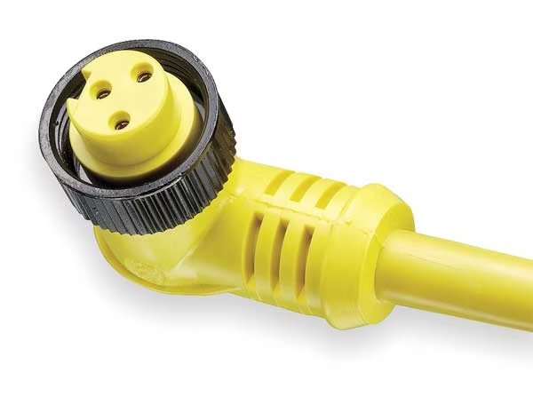 Cordset, 3 Pin, Receptacle, Female, Brad Harrison, Mfr#: 103001A01F120