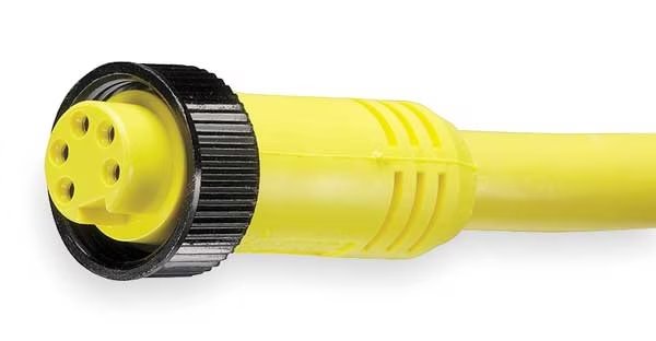 Cordset, 5 Pin, Receptacle, Female, Brad Harrison, Mfr#: 105000A01F200