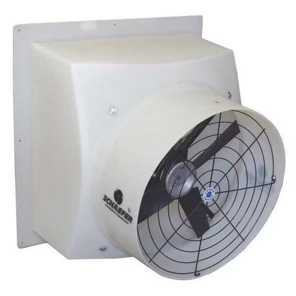 Exh Fan, D/D, 16 Dia, CFM 3217,115/230 V, Schaefer, Mfr#: PFM163P13