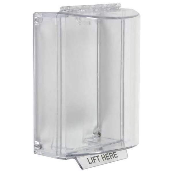 Surface Mount Clear Poly Enclose Protective Cover 4inD, Safety Technology International, Mfr#: STI-13200NC