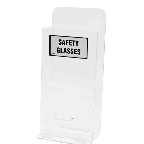 Prot Eyewear Disp, Stk, Clr, Acryl, Wall Mtg, Brady, Mfr#: MVSD