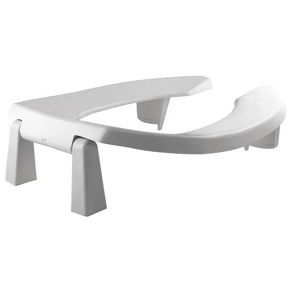 Toilet Seat, Without Cover, Plastic, Elongated, White, Bemis, Mfr#: 3L2155T-000